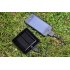 Solar Powered LED Lamp Backup Charger