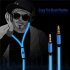 Sport Glow Stereo LED Flash Light Earphone Earbud Headset for Phones  In ear green