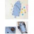 Spring Autumn Knitting Sleeping Bag Photographic Props Swaddling Blanket for Newborn Light blue