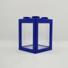 Stacking Ecological Bucket Fish Tank Algae Ball Spider Box Small Mini Reptile Row Cylinder blue
