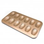 Stainless Steel Cake Mould Muffin Madeleine Pan 12-Cavity Baking Pans Tray Shell Shaped Nonstick Mold  Shell mould
