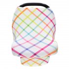 Stretchy Baby <span style='color:#F7840C'>Car</span> <span style='color:#F7840C'>Seat</span> Cover Multiuse - Nursing Breastfeeding Covers Rainbow <span style='color:#F7840C'>Car</span> <span style='color:#F7840C'>Seat</span> Canopies checkerboard_One size
