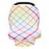 Stretchy Baby Car Seat Cover Multiuse   Nursing Breastfeeding Covers Rainbow Car Seat Canopies  checkerboard One size