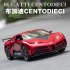 Supercar Simulation Model For Bugatti 1 32 Model 4Open Sound  Light The Door  Pull Back That will Run Toy red