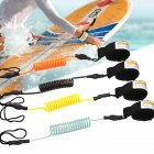 Surfing Kayak Leash Rope Boat <span style='color:#F7840C'>Safety</span> Paddle Stand Up Paddle Surfing <span style='color:#F7840C'>Safety</span> Hand Rope For Surfboard Surfing Clear Blue