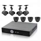 Surveillance kit complete with 8 Night Vision Security Cameras and 1TB hard drive for complete outdoor and indoor coverage for your home or business