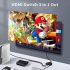 Switch Splitter Compatible for HDMI 8k 2 1 Switcher Selector Box 4k 120hz 3 in 1 out 3 Port Switcher Black