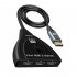 Switch Splitter Compatible for HDMI 8k 2 1 Switcher Selector Box 4k 120hz 3 in 1 out 3 Port Switcher Black
