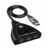 Switch Splitter Compatible for HDMI 8k 2 1 Switcher Selector Box 4k 120hz 3 in 1 out 3 Port Switcher Black