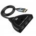Switch Splitter Compatible for HDMI 8k 2 1 Switcher Selector Box 4k 120hz 3 in 1 out 3 Port Switcher Black