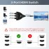 Switch Splitter Compatible for HDMI 8k 2 1 Switcher Selector Box 4k 120hz 3 in 1 out 3 Port Switcher Black