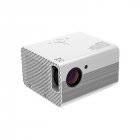 T10 Full Hd 1080p Led Projector For Home Theater 7200 Lumens Miracast Wifi Mirroring Projector Bluetooth-compatible Speaker T10A white EU Plug