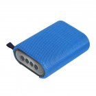 T35 Wireless Bluetooth-compatible  Speaker Comes With Tf Card Slot U Disk Socket Impact Resistance 300mah Battery Portable Mini Loudspeaker blue
