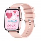 T45s Intelligent Watch Bluetooth-compatible Call Temperature Detection Heart Rate Blood Pressure Oximeter Sports Smartwatch pink