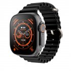 T800 Ultra Series Smart Watch 1.99-Inch Full Touch Screen Bluetooth Call Wireless Charging Watches black