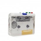 TON010S Portable Cassette To Mp3 Player Usb Tape Player To Mp3 Converter Support Type Interface Cd Cassette Capture transparent white