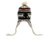 Bobble Beanie Hat with Braided Earflaps and Built-in Headphones - Kids/Women Fit Bobble Beanie Hat with Braided Earflaps and Built-in Headphones - Kids/Women Fit