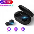 TWS Bluetooth 5.0 Earphones Charging Box Wireless Headphone Stereo Sports Earbuds Headsets With <span style='color:#F7840C'>Microphone</span> black