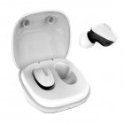 TWS Bluetooth 5 0 Wireless Headset HI FI Stereo Mini Sports Earphone With Microphone Charging Box white