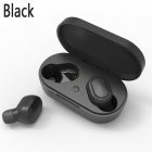 TWS Bluetooth Earphone IPX6 Waterproof V5.0 Earphones Wireless Headphones for Andorid IOS  black