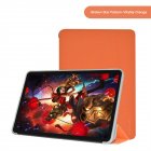 Tablet Pc Case Ultra-thin Soft Leather Protective Cover Bracket Stand Compatible For Teclast T40 Pro orange