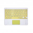 Tablet Wireless Keyboard Bluetooth Keyboard for IOS requires a version of IOS13 or above yellow