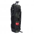 Tactical Water Bottle Holder Adjustable Outdoor Sports Kettle Carrier Pouch For Backpack For Backpack Bicycle Belt Straps black