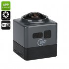 Take the whole scene with this 360 degree panoramic action camera that captures the full picture in 1280x1024 resolutions