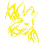 Tattoo Wolf <span style='color:#F7840C'>Car</span> <span style='color:#F7840C'>Motorcycle</span> Body Stickers Vinyl <span style='color:#F7840C'>Car</span> Styling Decal Accessories yellow
