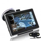 This new widescreen GPS Navigator with wireless rear view camera has a colorful menu display that is accessible with the use of fingers or a stylus  