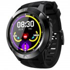 Tk04 Gps Smart Watch 2g Card Bluetooth-compatible Calling Heart Rate Sleep Monitoring Sports Smartwatch black