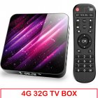 Tp03 Tv Box H616 Android 10 4+32g D Video <span style='color:#F7840C'>2.4g</span> 5ghz Wifi Bluetooth Smart Tv Box 4+32G_UK plug