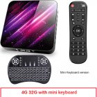 Tp03 Tv Box H616 Android 10 4+32g D Video <span style='color:#F7840C'>2.4g</span> 5ghz Wifi Bluetooth Smart Tv Box 4+32G_Eu plug+I8 Keyboard