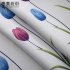 Tulips Pattern Shading Window Curtain for Bedroom Living Room Decoration As shown 1   2 meters high
