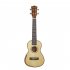 UK2385 23inch Concert Ukulele Spruce Acacia Panel Classical Ukelele Guitar with Bag String Capo Strap Wood color