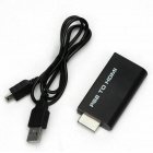 US For Sony  2 PS2 to HDMI-compatible Converter Adapter Adaptor Cable HD black
