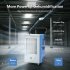 US GARVEE 220 Pints Commercial Dehumidifier Portable Industrial Dehumidifier For Home Basement Garages Job Site