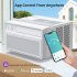 US GARVEE 8000 BTU Inverter Smart Window Air Conditioner Window AC Unit With Remote App Control