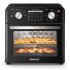 US GEEK CHEF Air Fryer 10QT Oil free Stainless Steel 4 Slice Countertop Toaster Oven 1400w Black