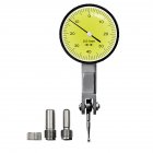 US Lever Dial Indicator 0-0.8mm Shockproof Waterproof Aluminum Shell Indicator Meter Dial Ruler Tool As shown