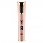 US Portable Automatic Hair Curler 806 Usb Rechargeable Smart Wireless Lcd Curling Iron (4800mah) pink