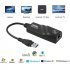 USB 3 0 to 10 100 1000 Mbps Gigabit RJ45 Ethernet LAN Network Adapter for PC Black