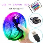 USB 5V Soft 7 Colors Change String Light with Remote Control for <span style='color:#F7840C'>TV</span> Background Decor 300cm 90 lamp