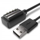USB Charging Cable Clip Cradle Charger for Suunto Spartan Ultra HR Spartan Sport Wrist HR,Suunto 9,Suunto EON Core  black