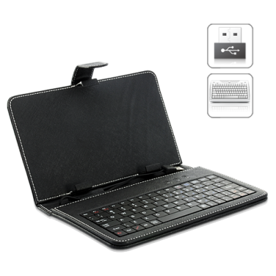 QWERTY Keyboard Case For 7 Inch Tablets