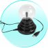USB Plasma Ball   3 5 Inch Electric Globe