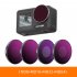 UV CPL ND Lens Filter Compatible For DJI Osmo Action 4 Camera Lens Multi Layer Coatings Filter Lightweight ND8