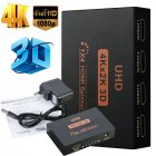 Ultra HD 4K 4 Port HDMI Splitter 1x4 Repeater Amplifier 1080P 3D Hub 1 In 4 Out AU plug