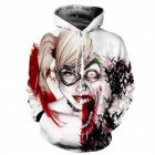 Unisex Fashion Clown 3D Digital Printing Lovers Hoodies clown_S