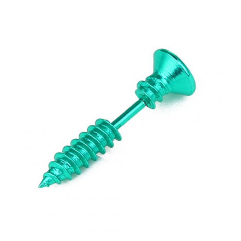 Unisex Stainless Steel Piercing Nail - Green